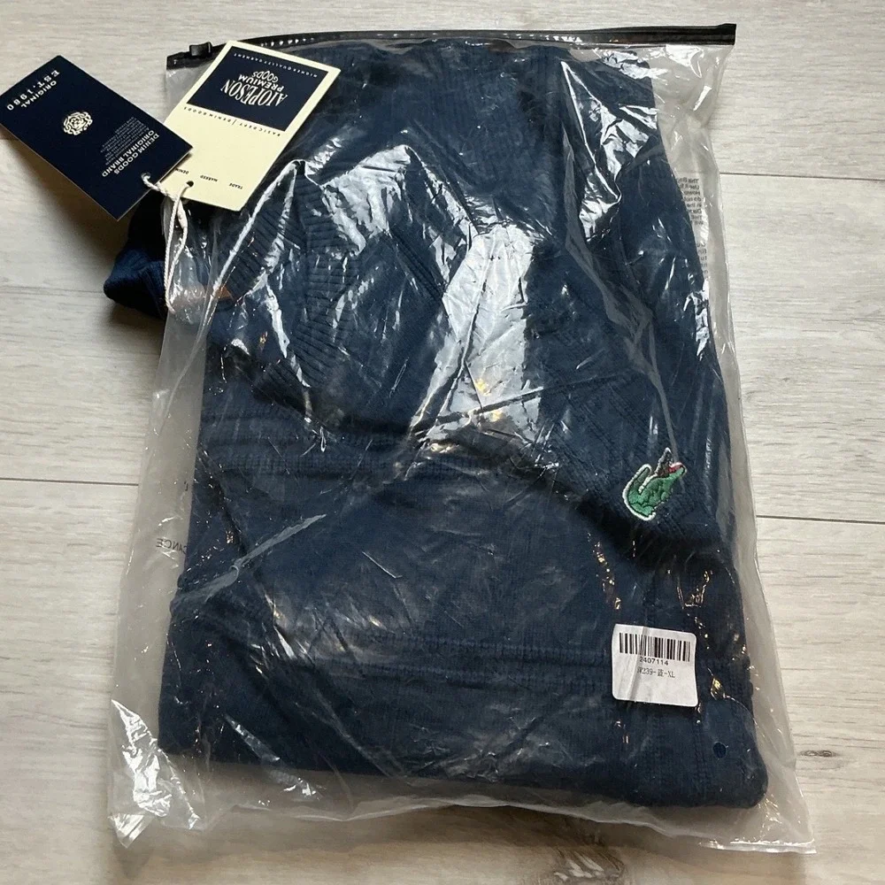 Aiopeson Crewneck Sweater Navy Blue‎ XL New With Tags